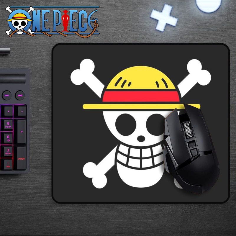 Laptop Extra Accessories - Cartoon One Piece Luffy Skull Mouse