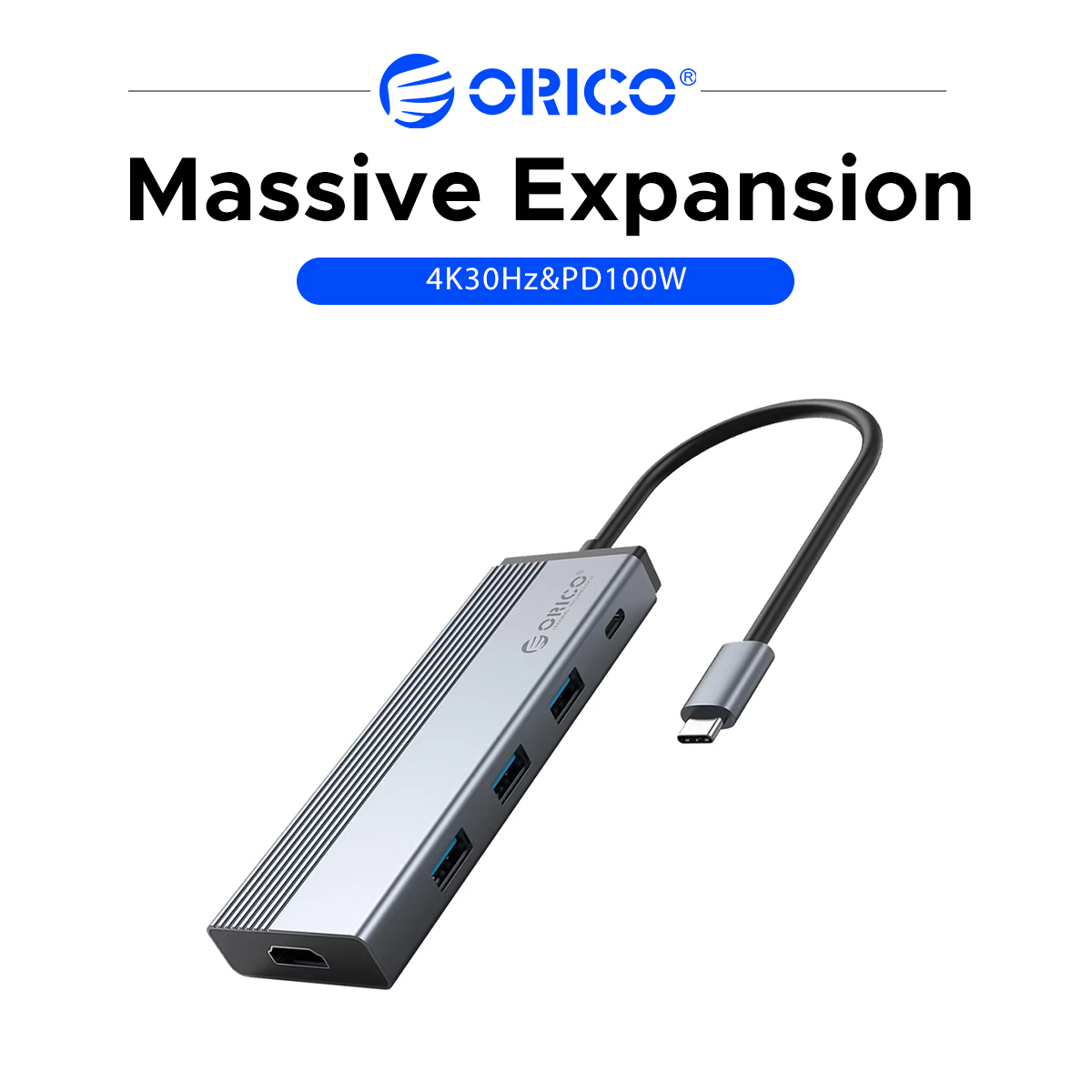 ORICO 5 in 1 USB C Hub Multipo - Laptop Accessories Hub recension och pris