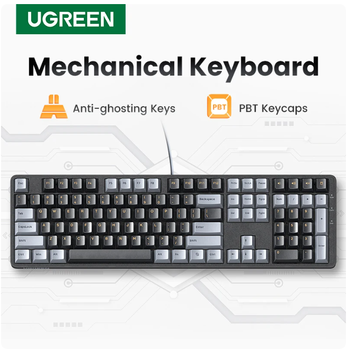 UGREEN Keyboard Mechanical Wir - Laptop Extra Accessories recension och pris