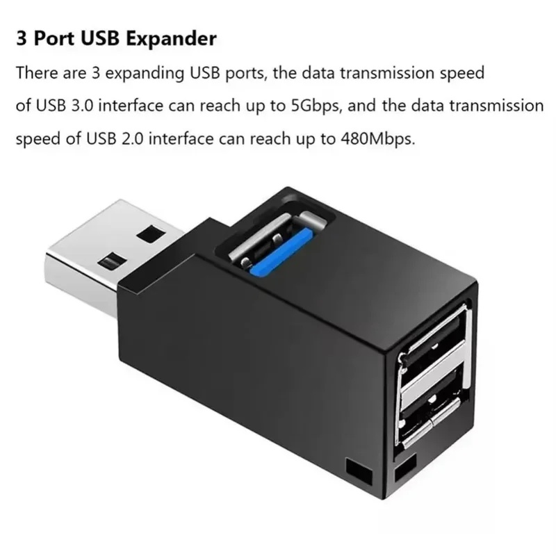 USB 3.0 2.0 Rotatable 3 Ports  - Laptop Accessories Hub recension och pris