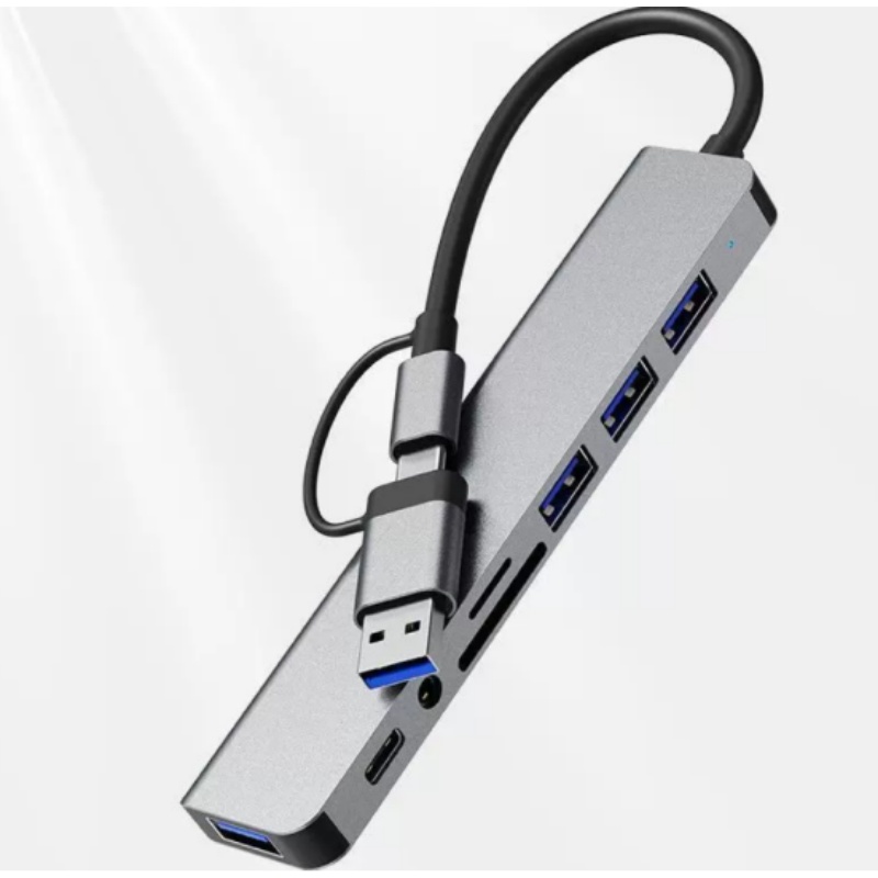 Dual-Head Type-C 8-in-1 Multi- - Laptop Accessories Hub recension och pris