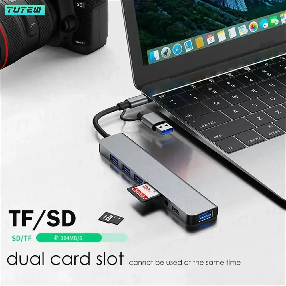 8 in 1 USB C Hub USB Splitter  - Laptop Accessories Hub recension och pris