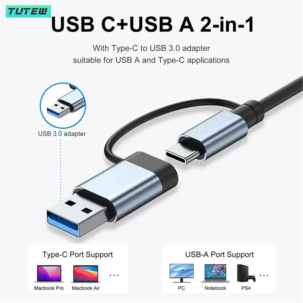 8 in 1 USB C Hub USB Splitter  - Laptop Accessories Hub recension och pris