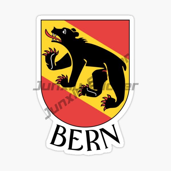 BERN SWITZERLAND Flag Car Stic - Laptop Accessories Stickers recension och pris