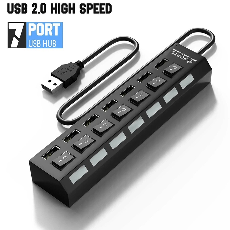 7 In 1 USB 3.0 Hub Multi USB S - Laptop Accessories Hub recension och pris