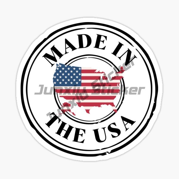 MADE IN USA Flag Vinyl Car Sti - Laptop Accessories Stickers recension och pris