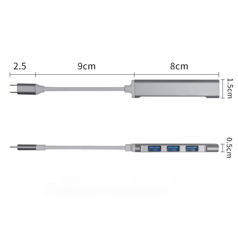 4 in 1 Aluminum Multi Splitter - Laptop Accessories Hub recension och pris