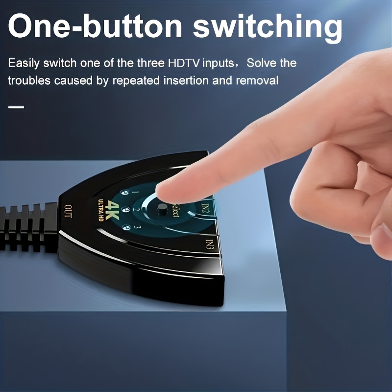 4K*2K 3 Port HDTV-compatible S - Laptop Accessories Hub recension och pris