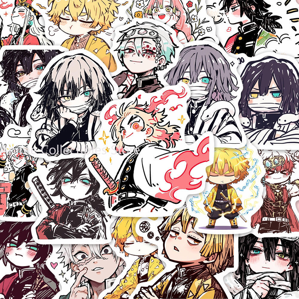 55PCS Demon Slayer Kamado Tanj - Laptop Accessories Stickers recension och pris