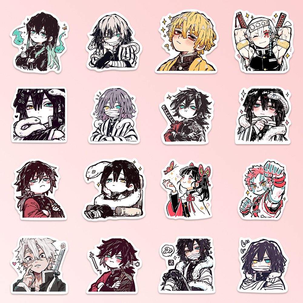 55PCS Demon Slayer Kamado Tanj - Laptop Accessories Stickers recension och pris