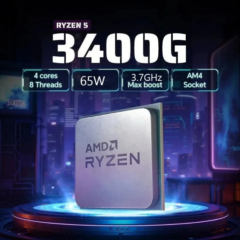 R5 3400G 100% Brand New AMD Ry - Amd Cpu Ryzen 5 recension och pris