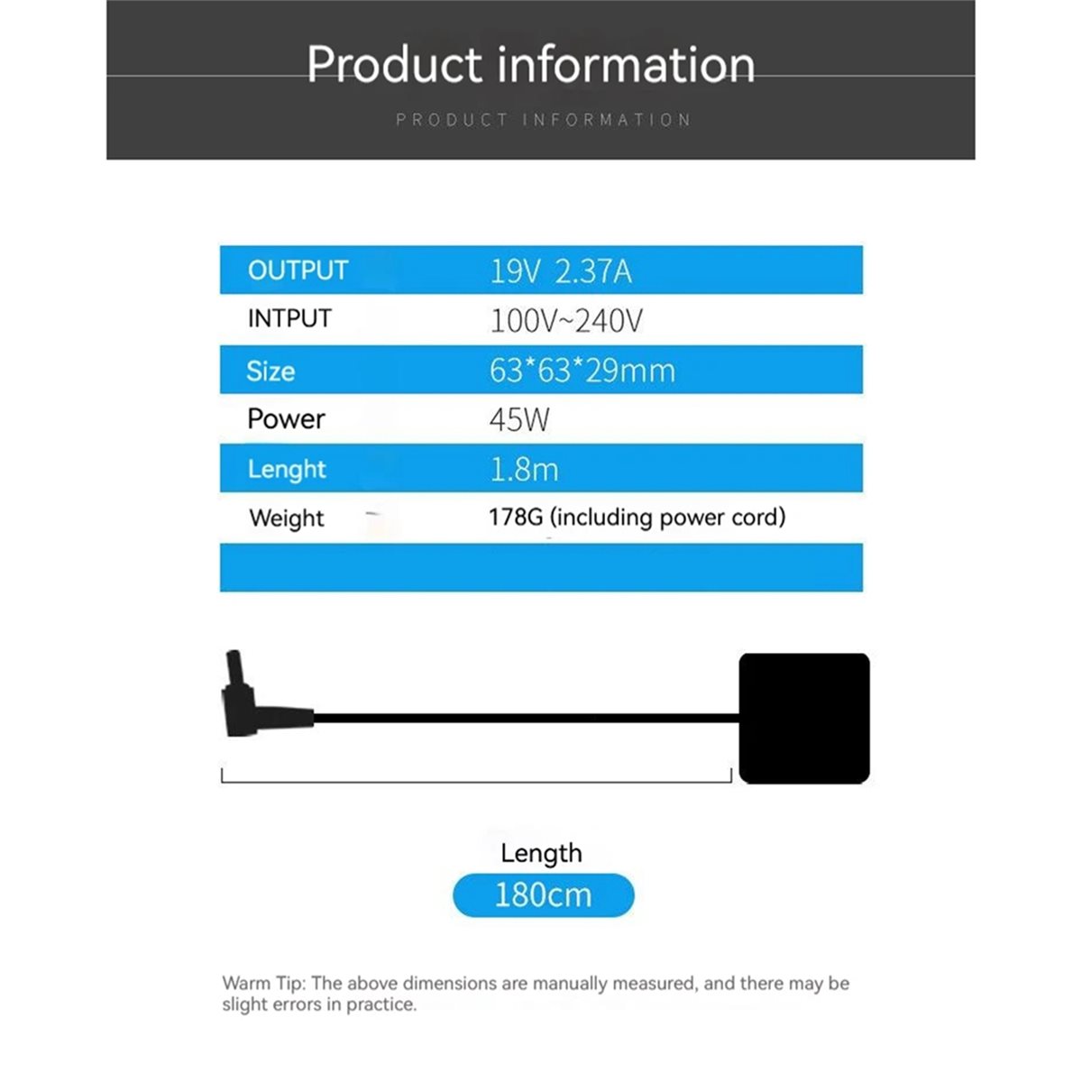 【TODAY-BUY】~@ 19V 2.37A 45W 4. - Laptop Accessories To Buy recension och pris