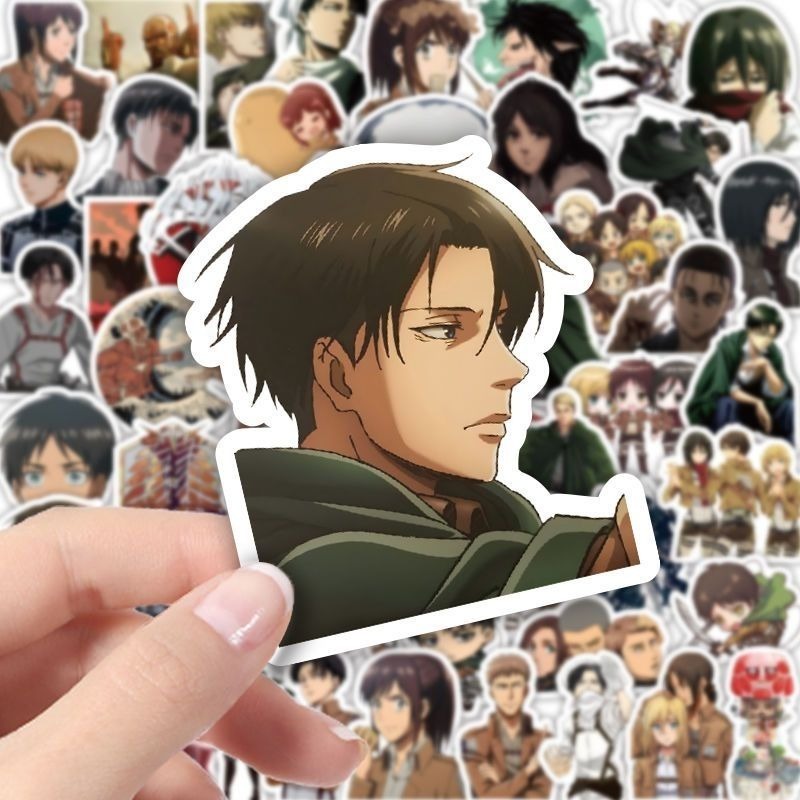 60Pcs Attack on Titan Anime St - Laptop Accessories Stickers recension och pris