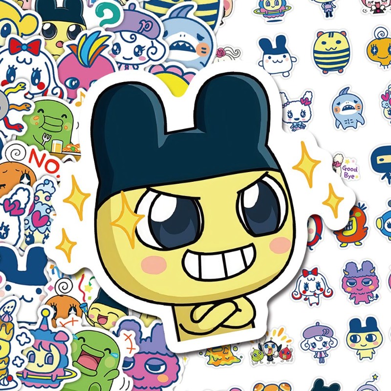 Japanese Tamagotchi Stickers E - Laptop Accessories Stickers recension och pris