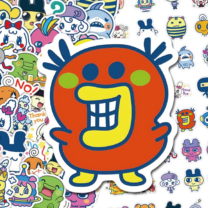 Japanese Tamagotchi Stickers E - Laptop Accessories Stickers recension och pris