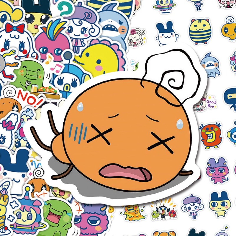 Japanese Tamagotchi Stickers E - Laptop Accessories Stickers recension och pris