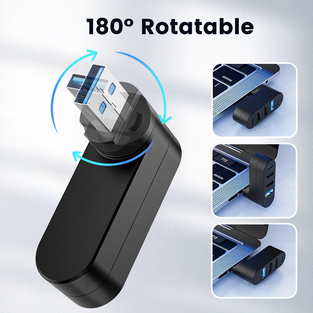 4 Port Multi USB 2.0 HUB Mini  - Laptop Accessories Hub recension och pris