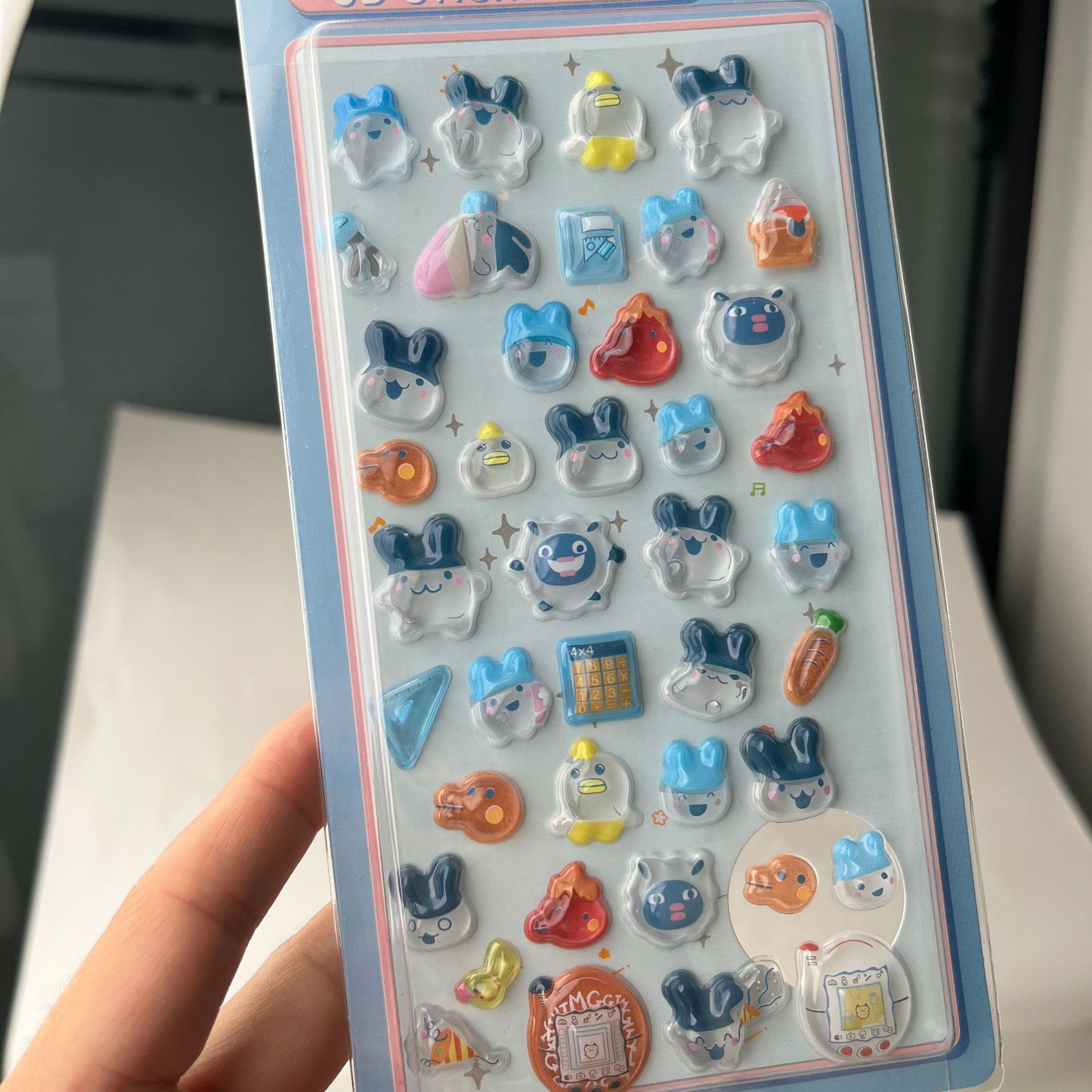 Cute Tamagotchi 3D Puffy Stick - Laptop Accessories Stickers recension och pris