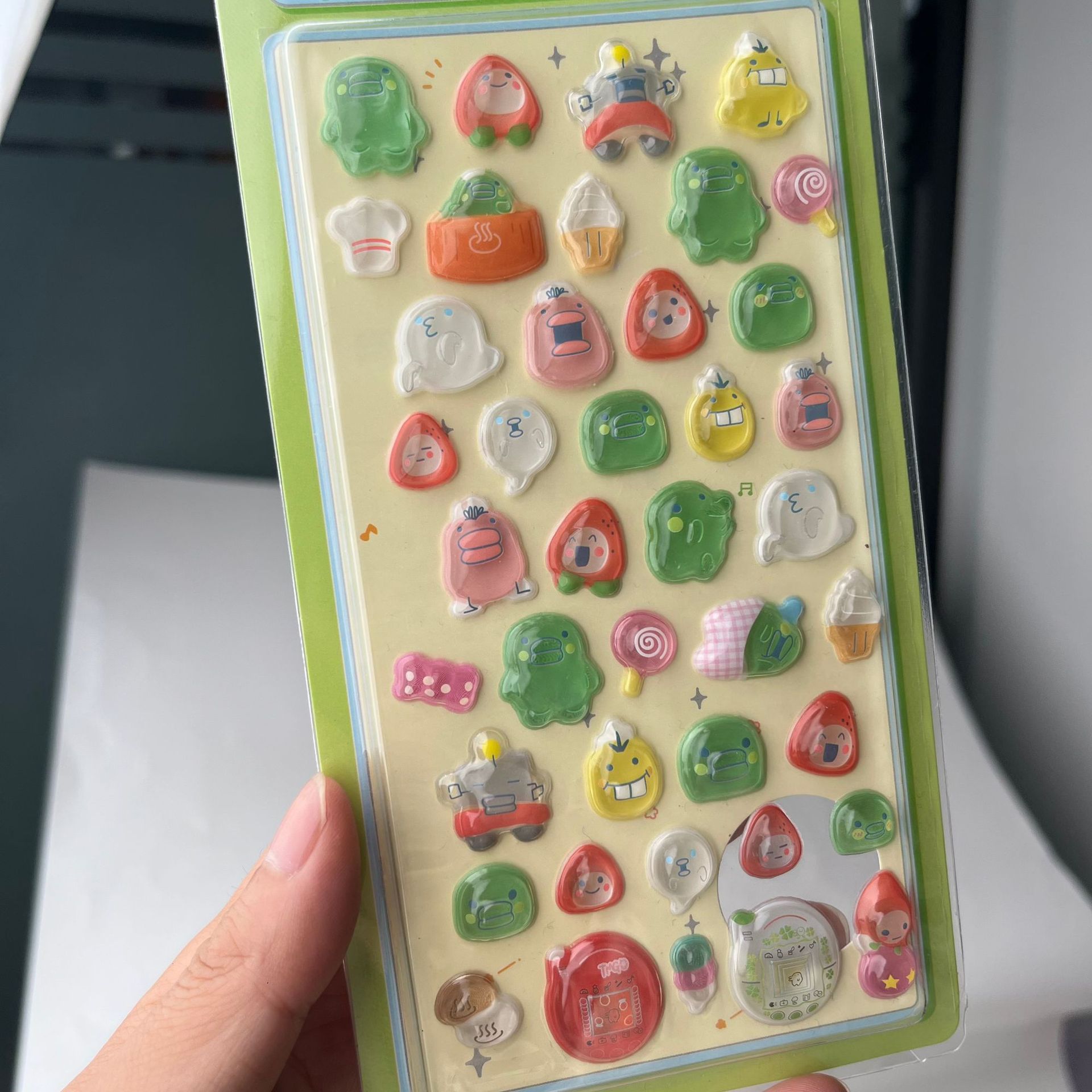 Cute Tamagotchi 3D Puffy Stick - Laptop Accessories Stickers recension och pris