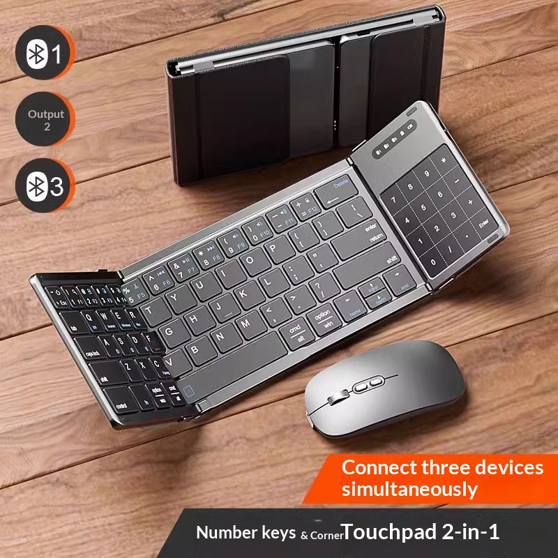 Mengzu Tri Fold Wireless Bluet - Laptop Extra Accessories recension och pris