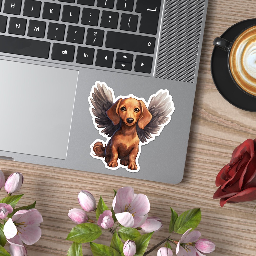 Dachshund Angel Vinyl New Must - Laptop Accessories You Must Have recension och pris
