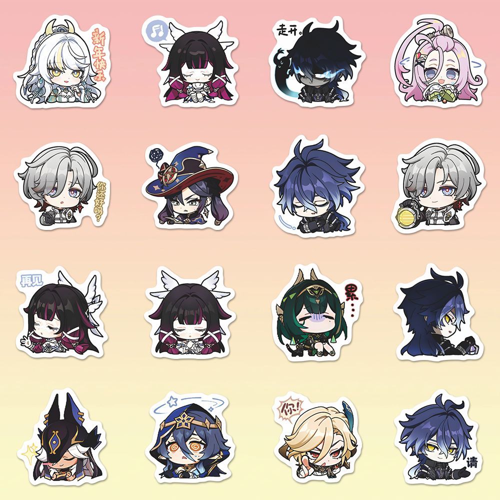64PCS Genshin Impact Moon Maid - Laptop Accessories Stickers recension och pris