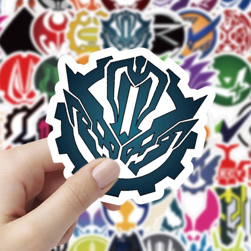 60 Sheets Kamen Rider Logo Sti - Laptop Accessories Stickers recension och pris